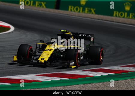 #27 Nico Hulkenberg, Renault F1 Team. Austrian Grand Prix 2019 Spielberg. Stock Photo