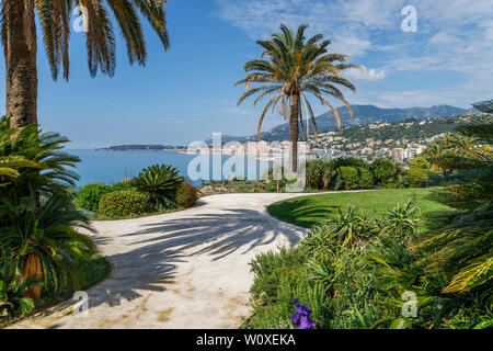 France, Alpes Maritimes, Menton, jardin Maria Serena (Maria Serena Garden) (obligatory mention of the garden name and editorial only, no postcards and Stock Photo