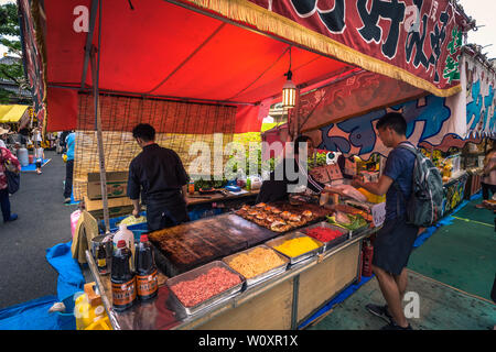 Tokyo - May 18, 2019: Sanja Matsuri Festival crowd at the Sensoji temple in Asakusa, Tokyo, Japan Stock Photo