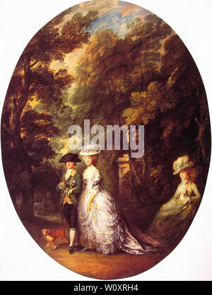 Thomas Gainsborough - Duke Duchess Cumberland 1785 Stock Photo