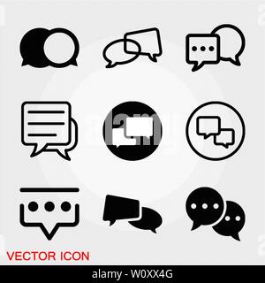 Comunication icon. Data Comunication Icon Collection icon vector symbol Stock Vector