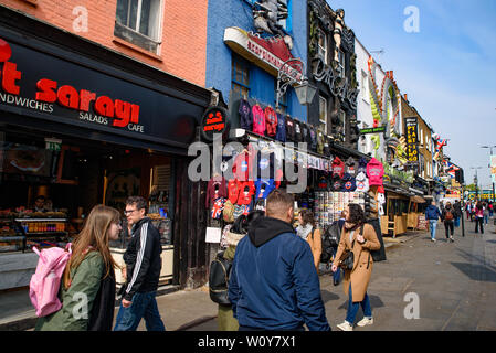 Camden Market in Camden Town, London, United Kingdom Stock Photo