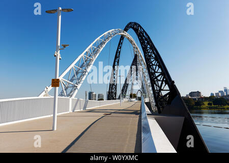 Matagarup Bridge, Perth, Western Australia Stock Photo