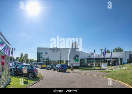 Noordwijk, Nederland. 28th June, 2019. NOORDWIJK - 28-06-2019, Space Expo, Space Expo celebrates '50 years since Neil Armstrong landed on the moon' with festive netwerk meeting Space Connect Credit: Pro Shots/Alamy Live News Stock Photo