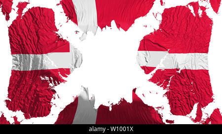 White background with torn flag of Denmark Stock Photo - Alamy