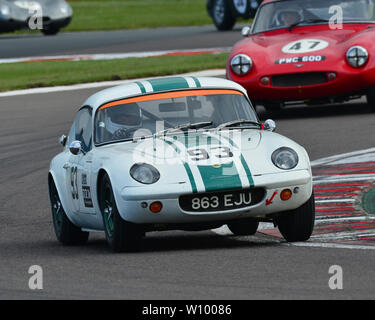 Andrew Garside, Andy Newall, Lotus Elan GTS Shapecraft, GT & Sports Car Cup, Pre-66 GT Cars, Pre-63 Sports Cars, Donington Historic Festival, May 2019 Stock Photo