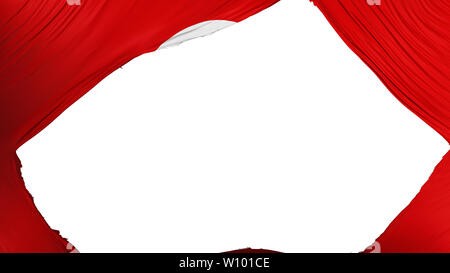Ussr communism nazi torn flag fluttering in the wind Stock Photo - Alamy