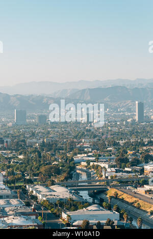 View from Baldwin Hills Scenic Overlook, in Los Angeles, California Stock Photo