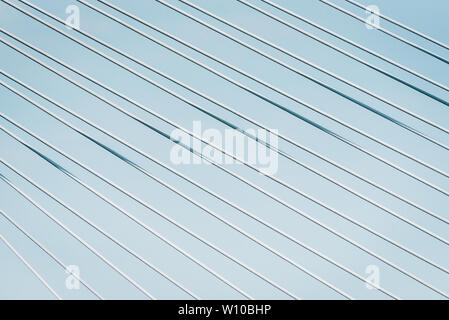 Details of the Penobscot Narrows Bridge in Bucksport, Maine Stock Photo