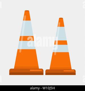 traffic cone vector illustration Stock Vector