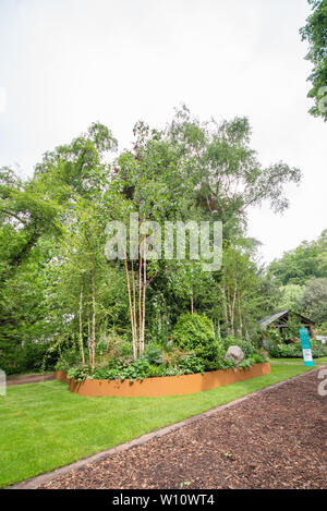 Thee Family Monsters Garden at the 2019 Chelsea Flower Show by iDverde in aid of Family Action Stock Photo