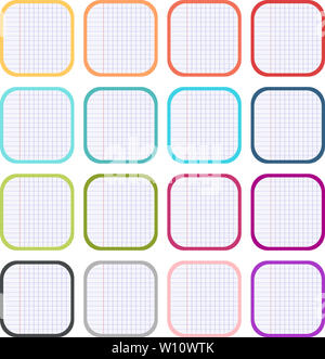 Class notebook sheet icon Stock Photo