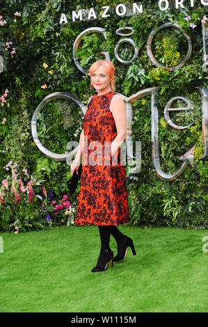 Arrivals for the Good Omens World premiere of Amazon Original Series, based on Terry Pratchett and Neil Gaiman's book, about the end of the world. Odeon Leicester Square, London. 28.05.19 Featuring: Miranda Richardson Where: London, United Kingdom When: 28 May 2019 Credit: WENN.com Stock Photo