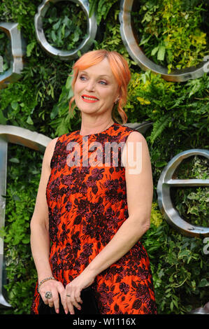 Arrivals for the Good Omens World premiere of Amazon Original Series, based on Terry Pratchett and Neil Gaiman's book, about the end of the world. Odeon Leicester Square, London. 28.05.19 Featuring: Miranda Richardson Where: London, United Kingdom When: 28 May 2019 Credit: WENN.com Stock Photo