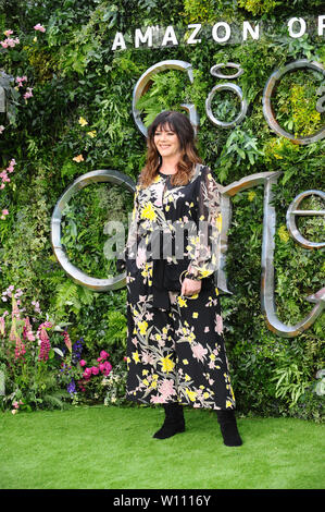 Arrivals for the Good Omens World premiere of Amazon Original Series, based on Terry Pratchett and Neil Gaiman's book, about the end of the world. Odeon Leicester Square, London. 28.05.19 Featuring: Josie Lawrence Where: London, United Kingdom When: 28 May 2019 Credit: WENN.com Stock Photo