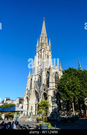 Basilique Saint-Epvre cathedral church in Nancy, Lorraine, France. Stock Photo