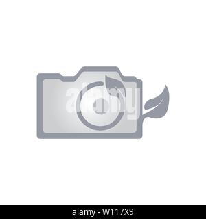 On Camera Logo template design Stock Vector