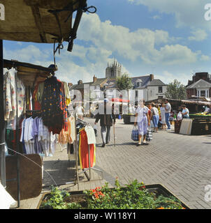 Market place, Melton Mowbray, Leicestershire, England, UK Stock Photo