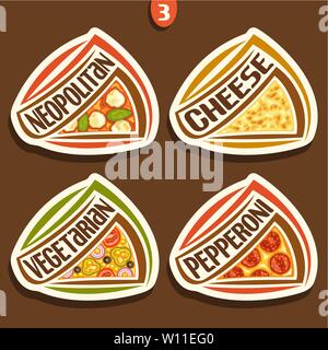 Vector signs for Pizza Stock Vector