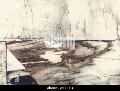 Marble texture – floor with stone slabs background in ancient building Stock Photo