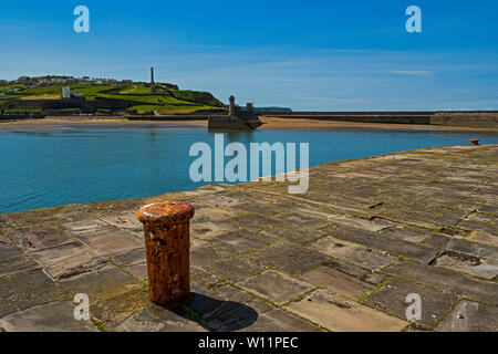 whitehaven harbour and marina on a sunny summers day Stock Photo