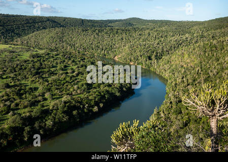 Kariega River, Sibuya Game Reserve, South Africa Stock Photo