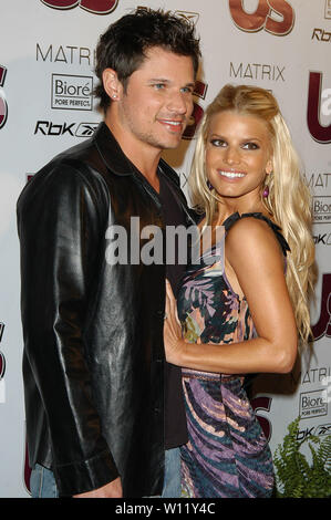 Nick Lachey and Jessica Simpson at The Young Hot Hollywood Style Awards held at Element Hollywood in Hollywood, CA. The event took place on Wednesday, April 13, 2005.  Photo by: SBM / PictureLux - All Rights Reserved   - File Reference # 33790-6261SBMPLX Stock Photo