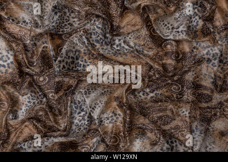 Beautiful colored fabric with textile texture background Stock Photo