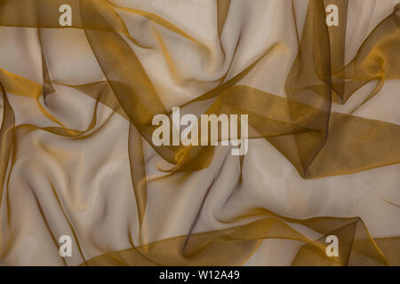 Beautiful yellow fabric with textile texture background Stock Photo