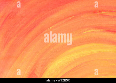 multicolored circle painted pattern on artistic canvas background texture Stock Photo