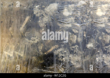 Colored glass mineral texture. Natural stone material. Stock Photo