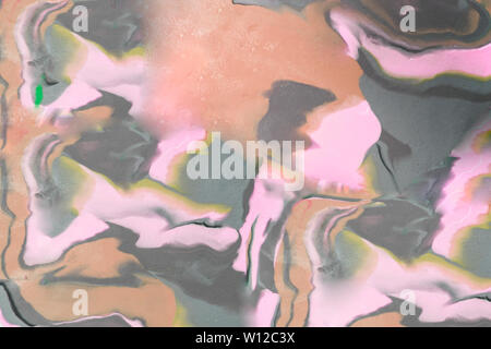 Multicolored background with fingerprints made from plasticine. Play Clay texture. Stock Photo