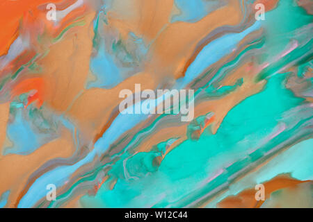 Multicolored background with fingerprints made from plasticine. Play Clay texture. Stock Photo