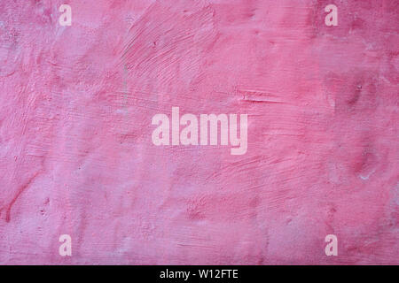 Texture of wall painted in pink Stock Photo