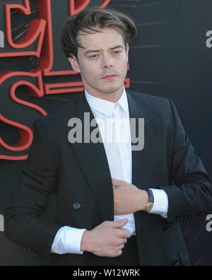 Charlie Heaton attends the 'Stranger Things' Season 3 World Premiere at Santa Monica High School Barnum Hall in Santa Monica, California, USA, on 29 June 2019. | usage worldwide Stock Photo