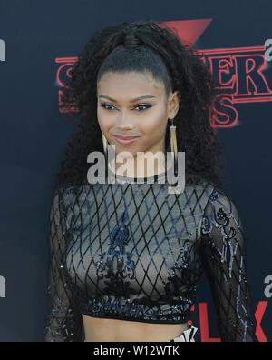 Sierra Capri at the world premiere of Season 3 of the Netflix TV series ...