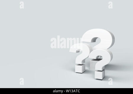 Question marks on background Stock Photo