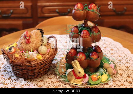 Real Easter Eggs Stock Photo