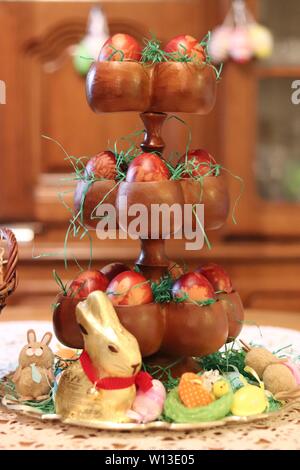 Real Easter Eggs Stock Photo
