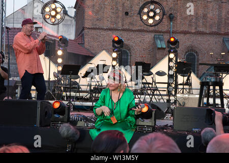 Cracow, Poland. 29th June 2019. 29th Jewish Culture Festival (Festiwal Kultury Żydowskiej) - Szalom on Szeroka Street (Szalom na Szerokiej) Stock Photo