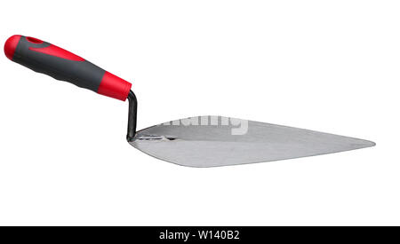 Bricklayers trowel isolated on white background Stock Photo