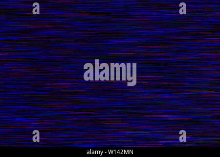 colored horizontal lines on black background made of camera tilt during exposure. Stock Photo