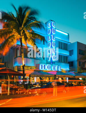 Colony Hotel in Miami South Beach Florida USA