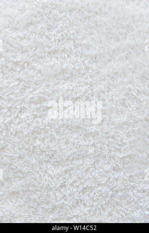 white plush fabric texture background , background pattern of soft