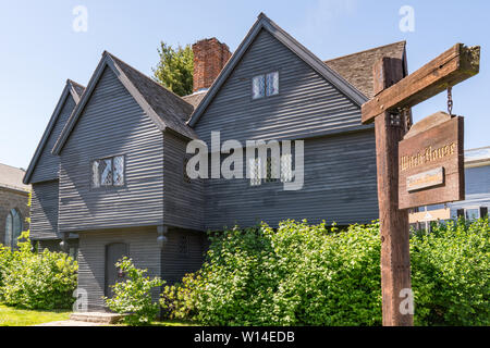 Jonathan Corwin House - the Witch House - Salem, Massachusetts, USA ...