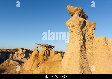 The Wings rock formation in Bisti/De-Na-Zin Wilderness Area, New Mexico, USA Stock Photo