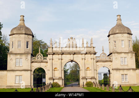 Bottle Lodges, Burleigh House, Stamford, Lincolnshire Stock Photo - Alamy