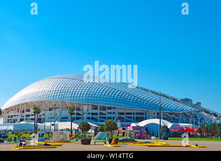 Russia - October 2 2018 Sochi Park.Stadium football arena Fisht Stock Photo