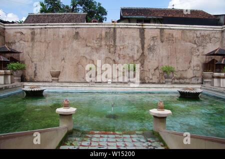 Taman Sari, water castle in Yogyakarta on the Java island in Indonesia Stock Photo
