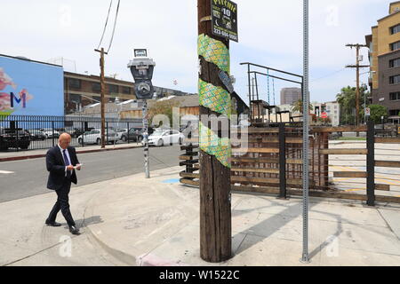 The famous Art District in Downtown Los Angeles Stock Photo